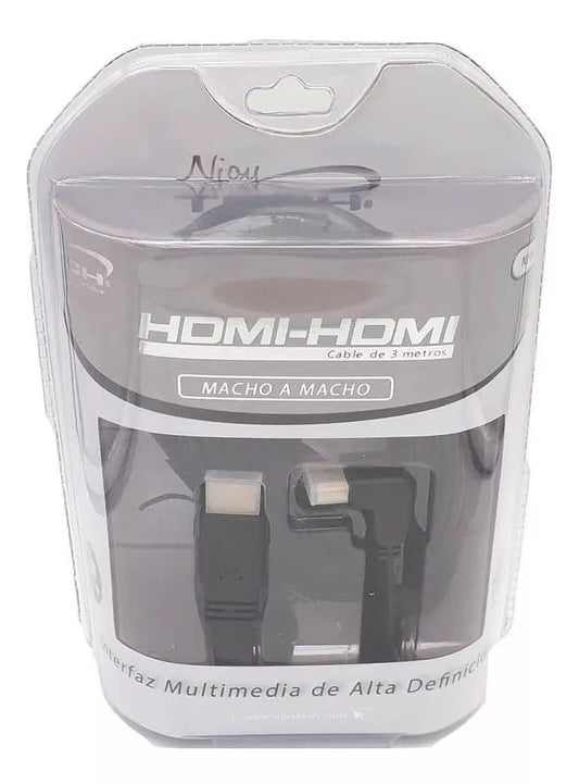 Cable HDMI-HDMI Macho a Macho 3 Metros – Njoytech CHDMV