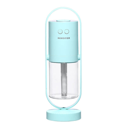 Humidificador Portátil de 200 ml con Luz LED Colorida – Recargable por USB