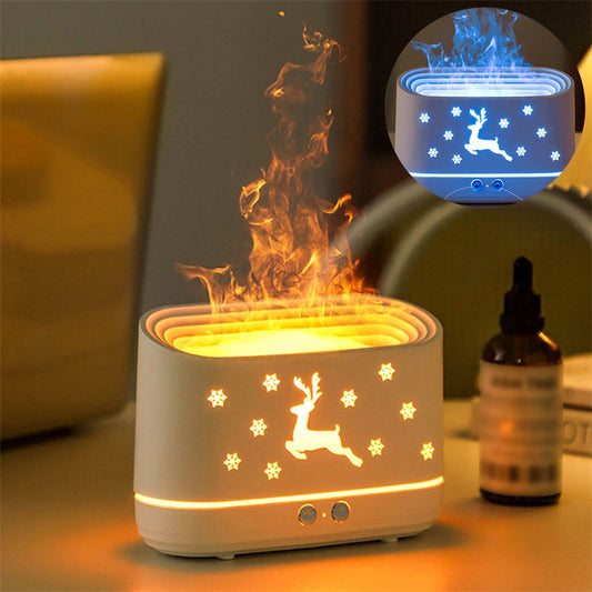 Humidificador difusor de alce navideño