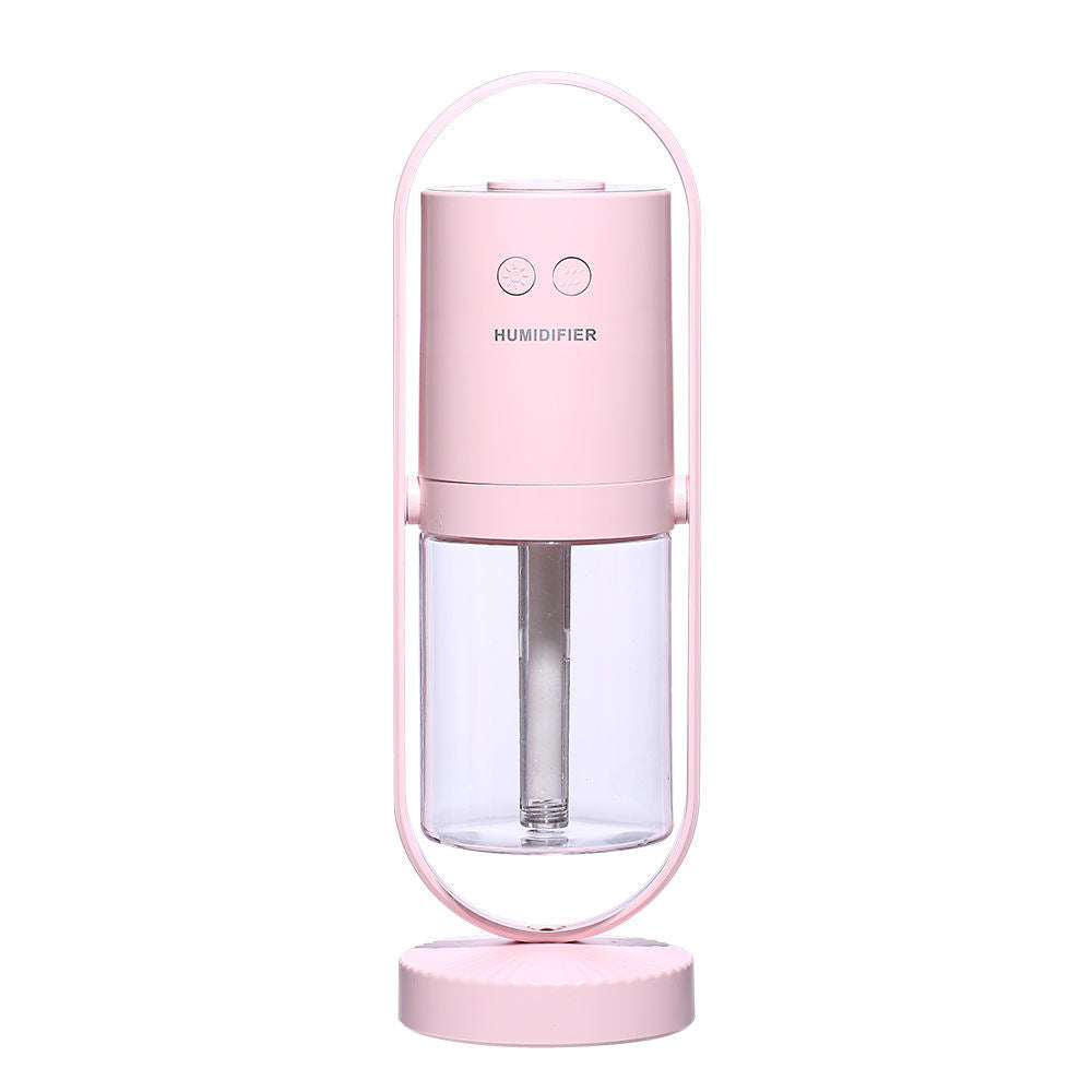Humidificador Portátil de 200 ml con Luz LED Colorida – Recargable por USB