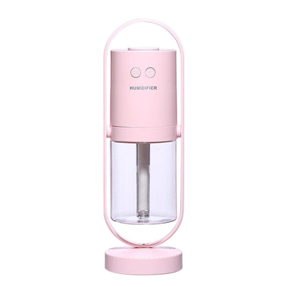 Humidificador Portátil de 200 ml con Luz LED Colorida – Recargable por USB