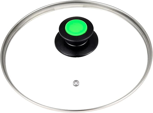 Cacerola San Ignacio Vitoria 24 cm con Tapa de Vidrio – 4,5 L – Aluminio Antiadherente