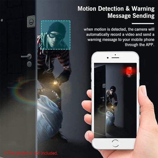 Mini Cámara Espía Wifi De Seguridad Kapbom A9 – Color Blanco