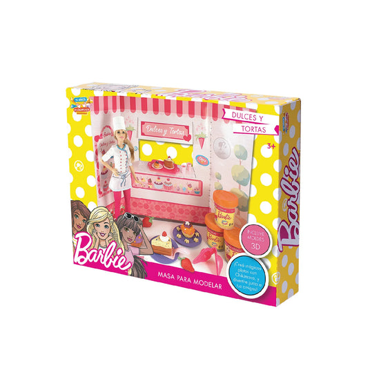 Set Masitas Moldeables Barbie – Dulces y Tortas – Juego Creativo Infantil