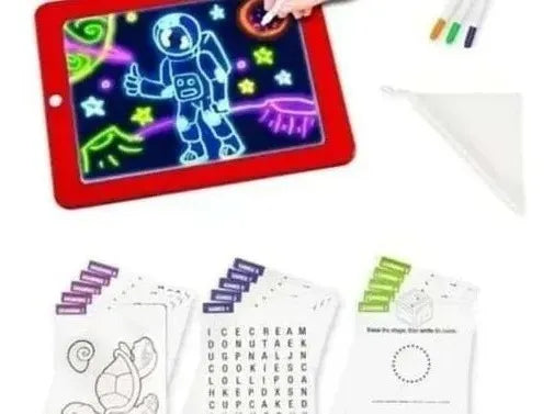 Pizarra Mágica Deluxe LED de Colores – Juguete Creativo que Brilla en la Oscuridad