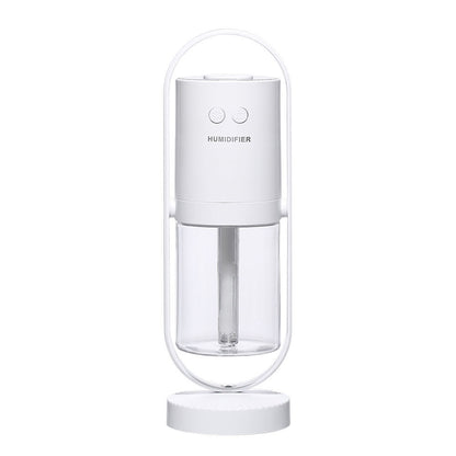 Humidificador Portátil de 200 ml con Luz LED Colorida – Recargable por USB