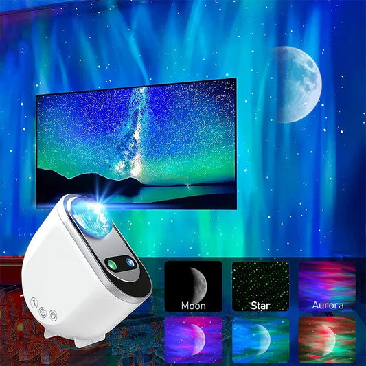 Proyector Galaxia LED (Aurora Boreal) con Bluetooth y Control Remoto